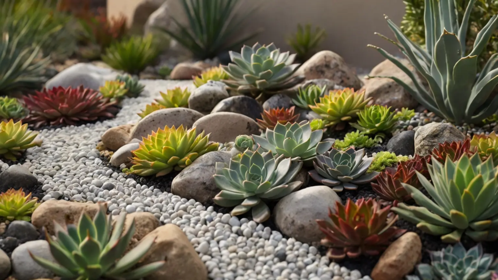 How to Plant Succulents in Rocks