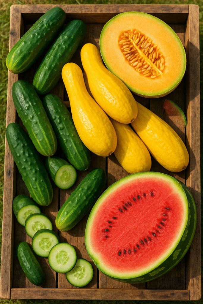 Cucurbits (Cucumbers, Squash, Melons)